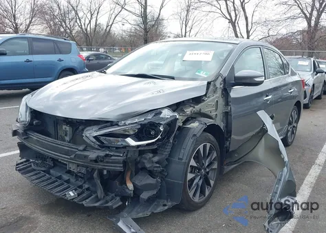 2018 Nissan Sentra Sr from USA, damaged, VIN 3N1AB7AP2JY219135